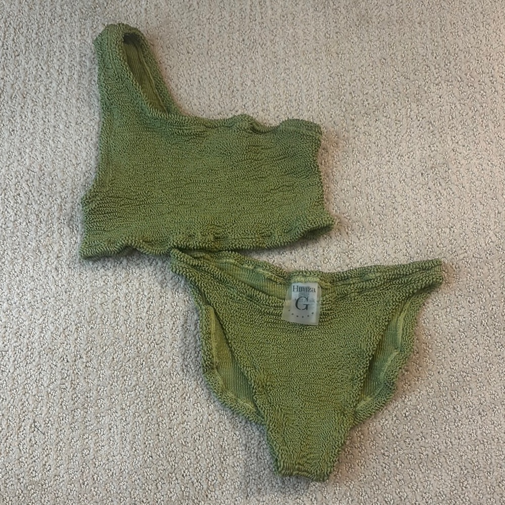 One-Shoulder Hunza G Bikini